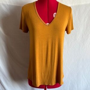George Yellow Fitted Short Sleeve T-Shirt